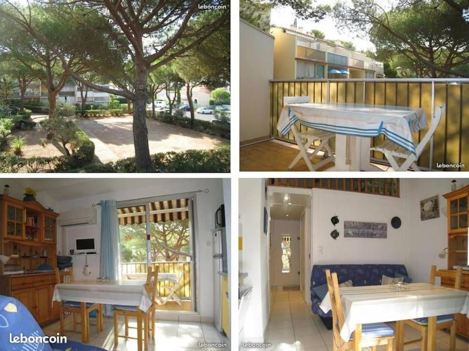 Cap D'Agde Studio Cabine 6 Pers. + Terrasse + Parking Prive + Clim Buitenkant foto
