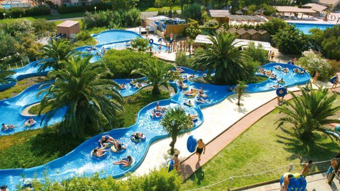 Cap D'Agde Studio Cabine 6 Pers. + Terrasse + Parking Prive + Clim Buitenkant foto